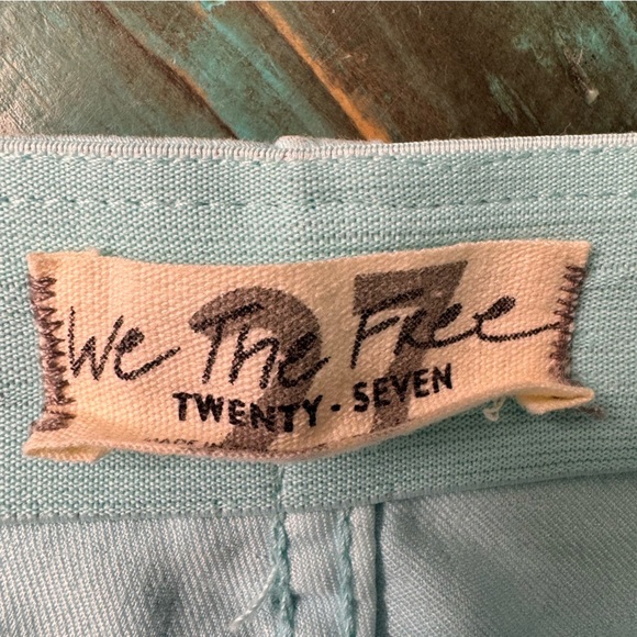 Free People We The Free High Waist Flare Leg Bell bottom Pants Pull On Size 27 - Picture 11 of 11